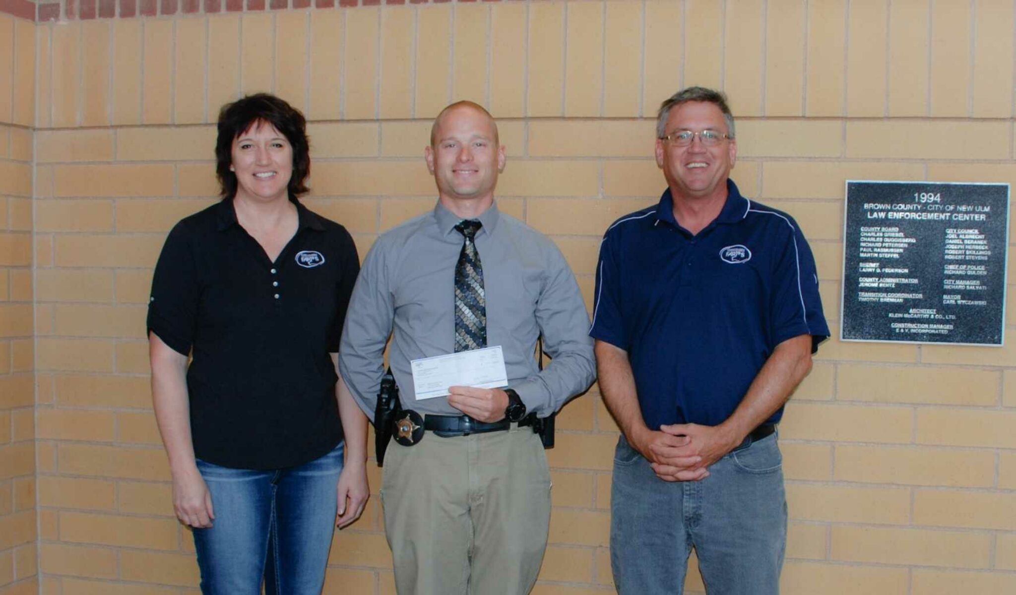 Christensen Farms Thanks Brown County Sheriff’s Office Representative for Facilitating Training