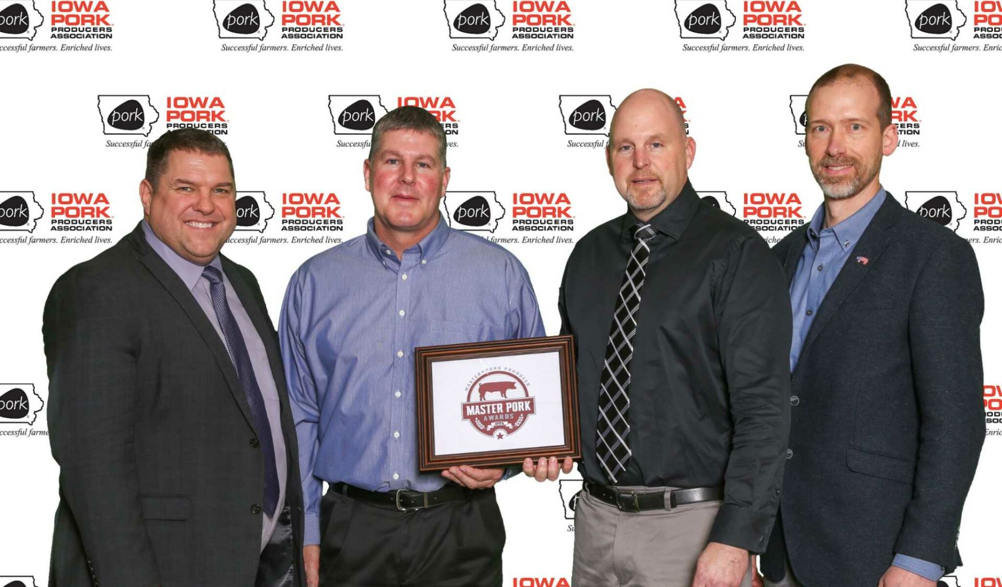 CF Contract Growers Recognized as Iowa Master Pork Producers