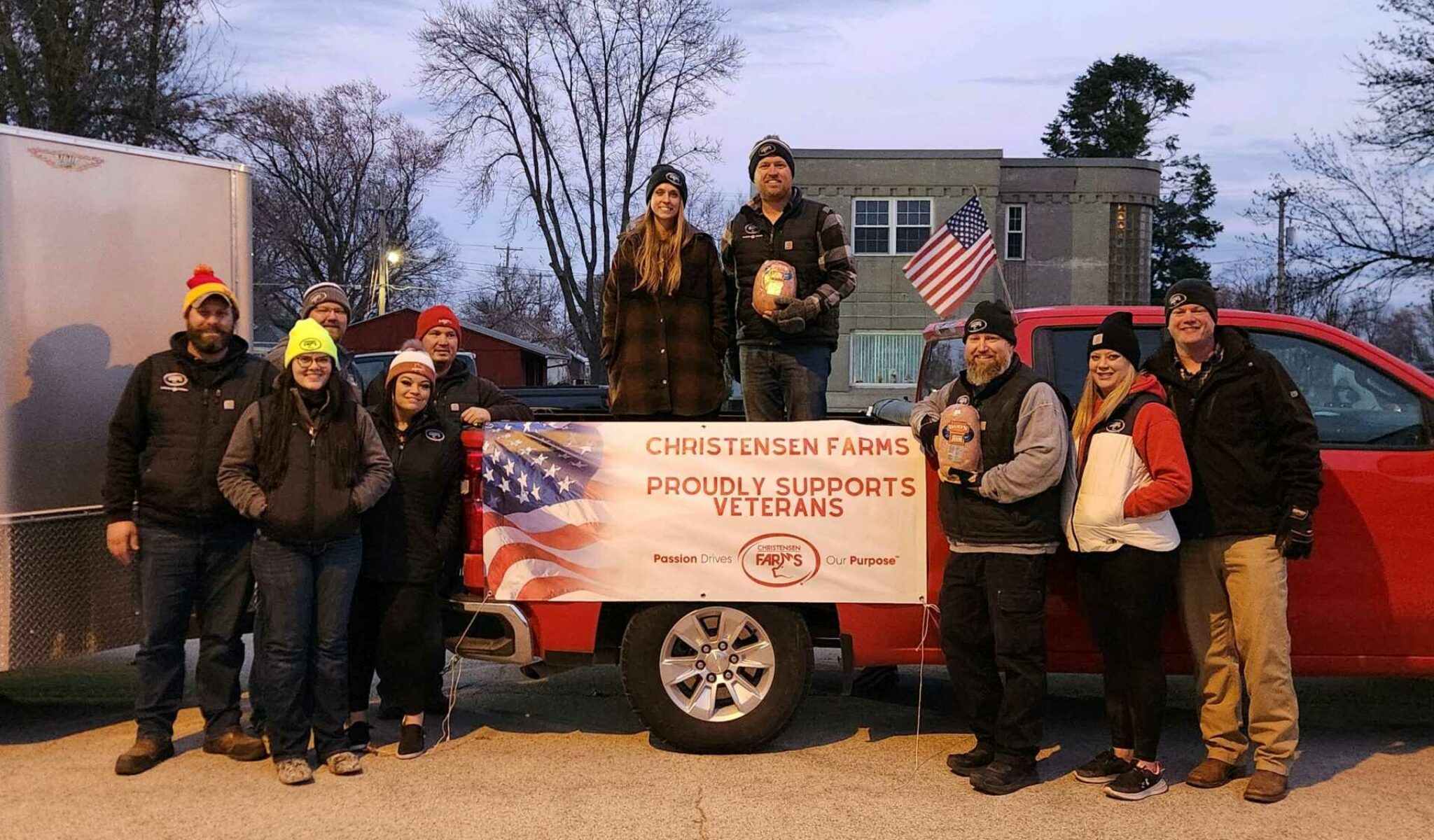 Over 500 Hams Donated to Hunting with Heroes on Veteran's Day
