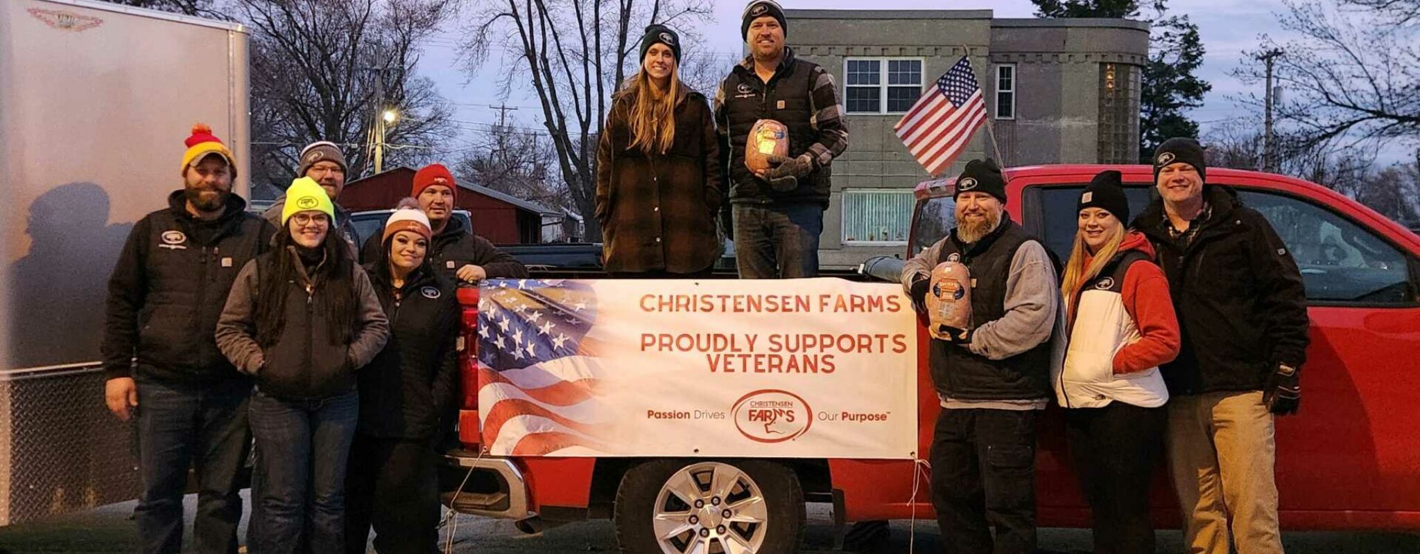 Over 500 Hams Donated to Hunting with Heroes on Veteran's Day